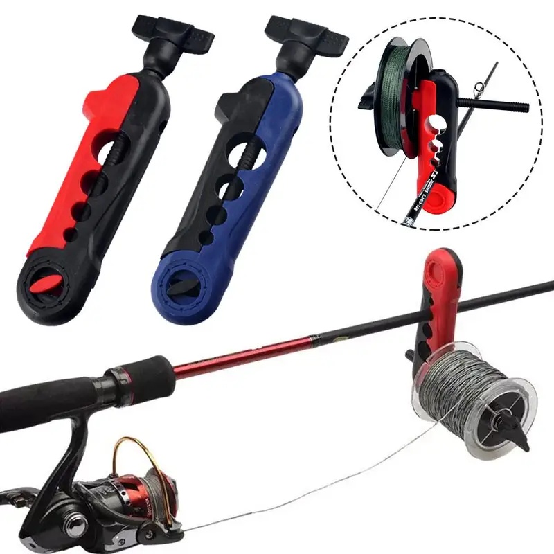 Fishing Rod Combo - Draagbare vislijnhaspel, hengelhouder, gereedschap, haspelmachine, spinmolen,