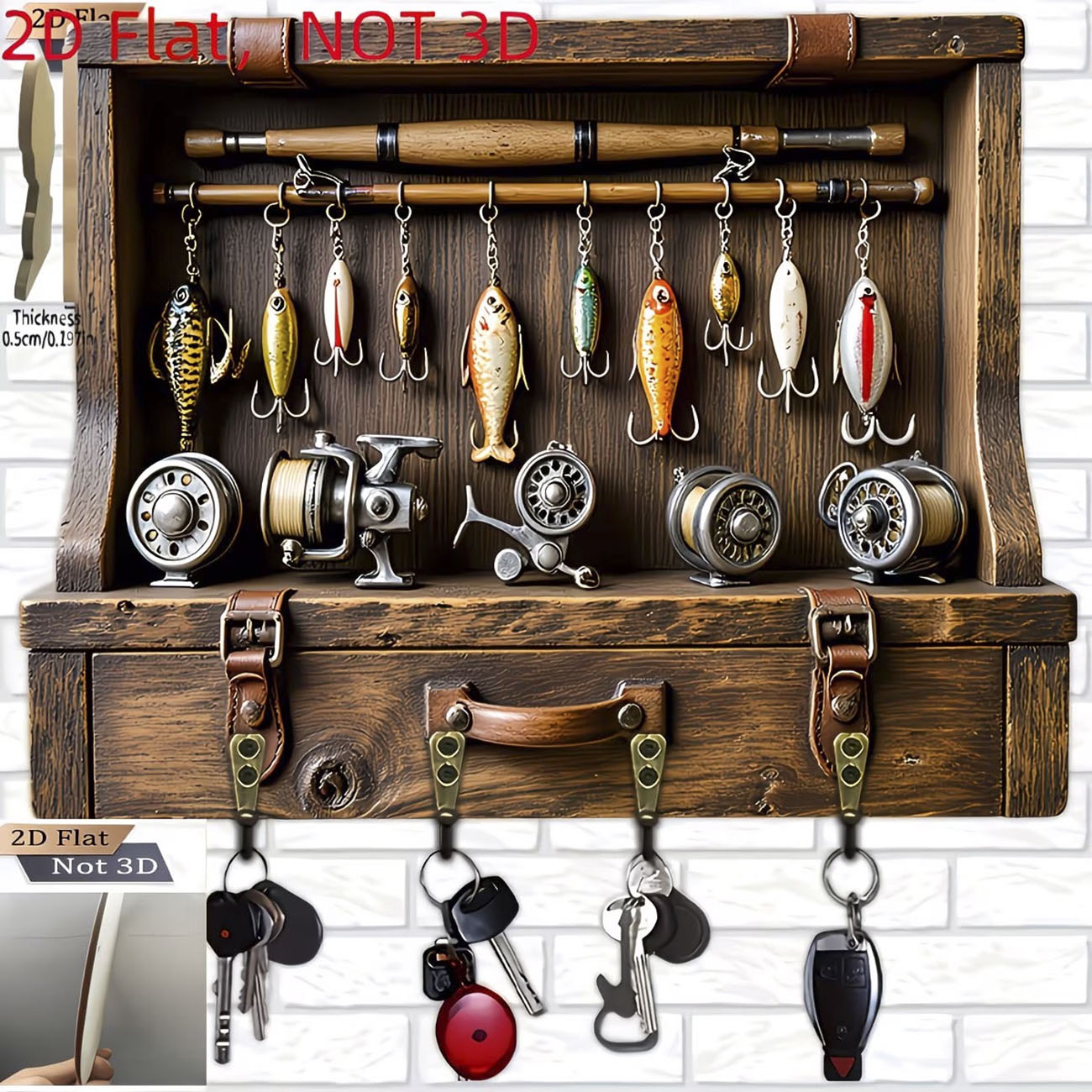 Vintage visserijhengel sleutel - Fishing Rod Combo recensie en prijs
