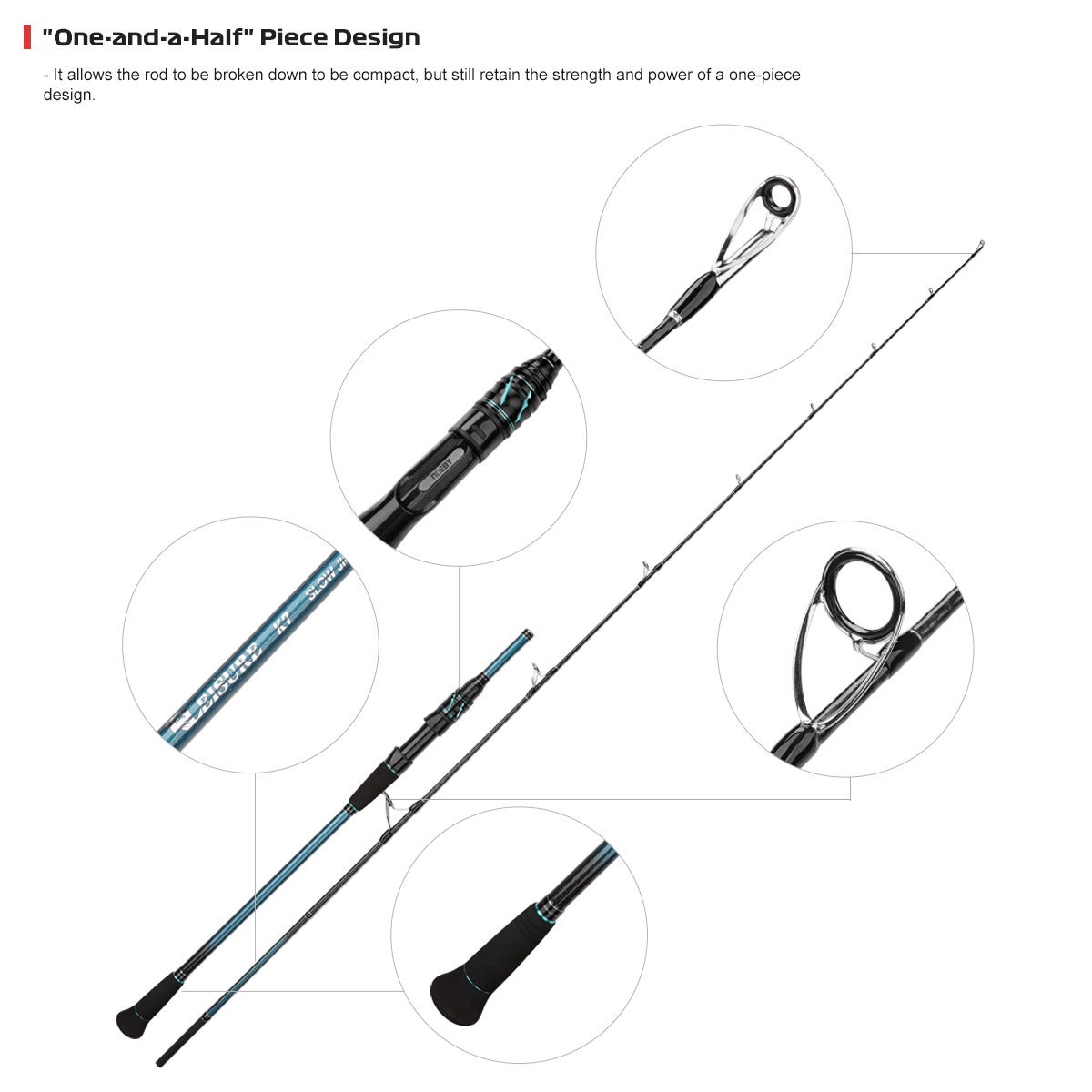 NOEBY K7 Slow Pitch Jigging He - Fishing Rod Surf recensie en prijs